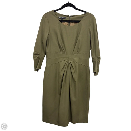 Dress Designer By Lafayette 148 In Green, Size: 8