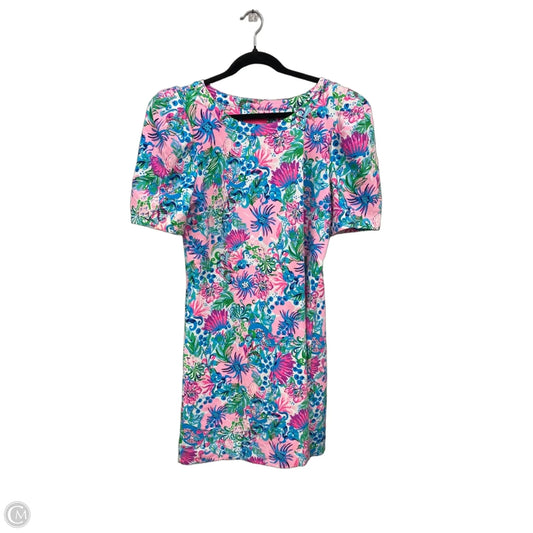 Dress Designer By Lilly Pulitzer In Blue & Pink, Size: Xl