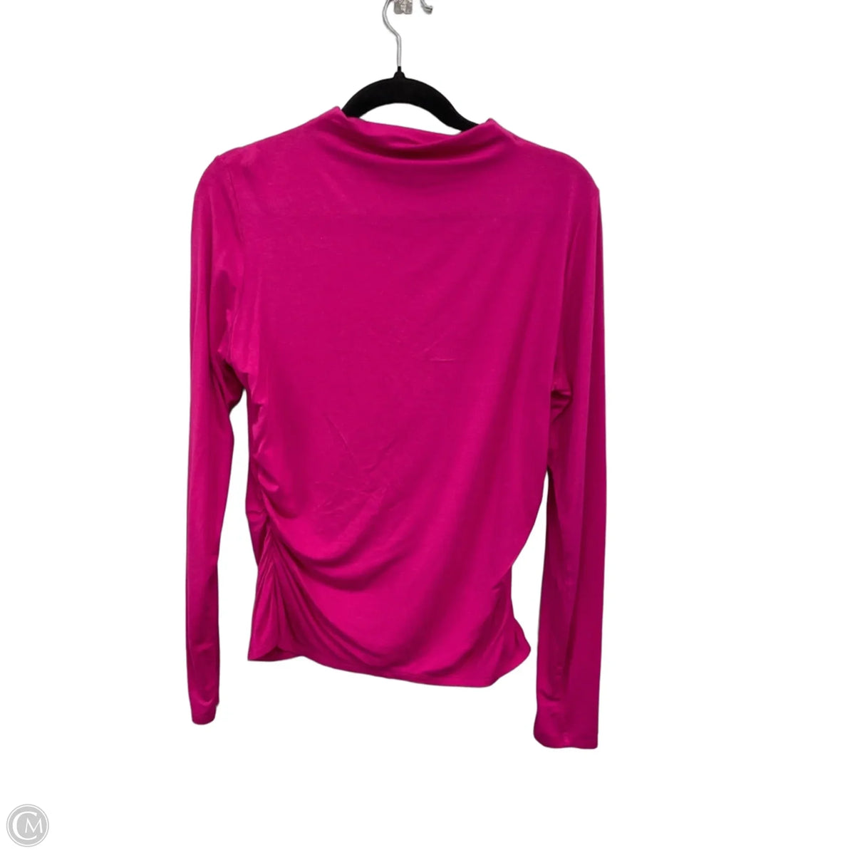 Top Long Sleeve By Dkny In Pink, Size: L