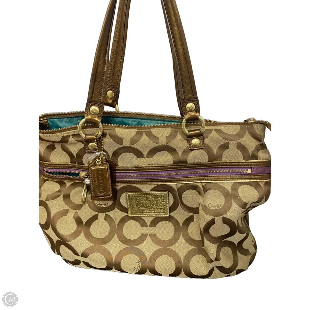 Handbag Designer By Coach, Size: Large