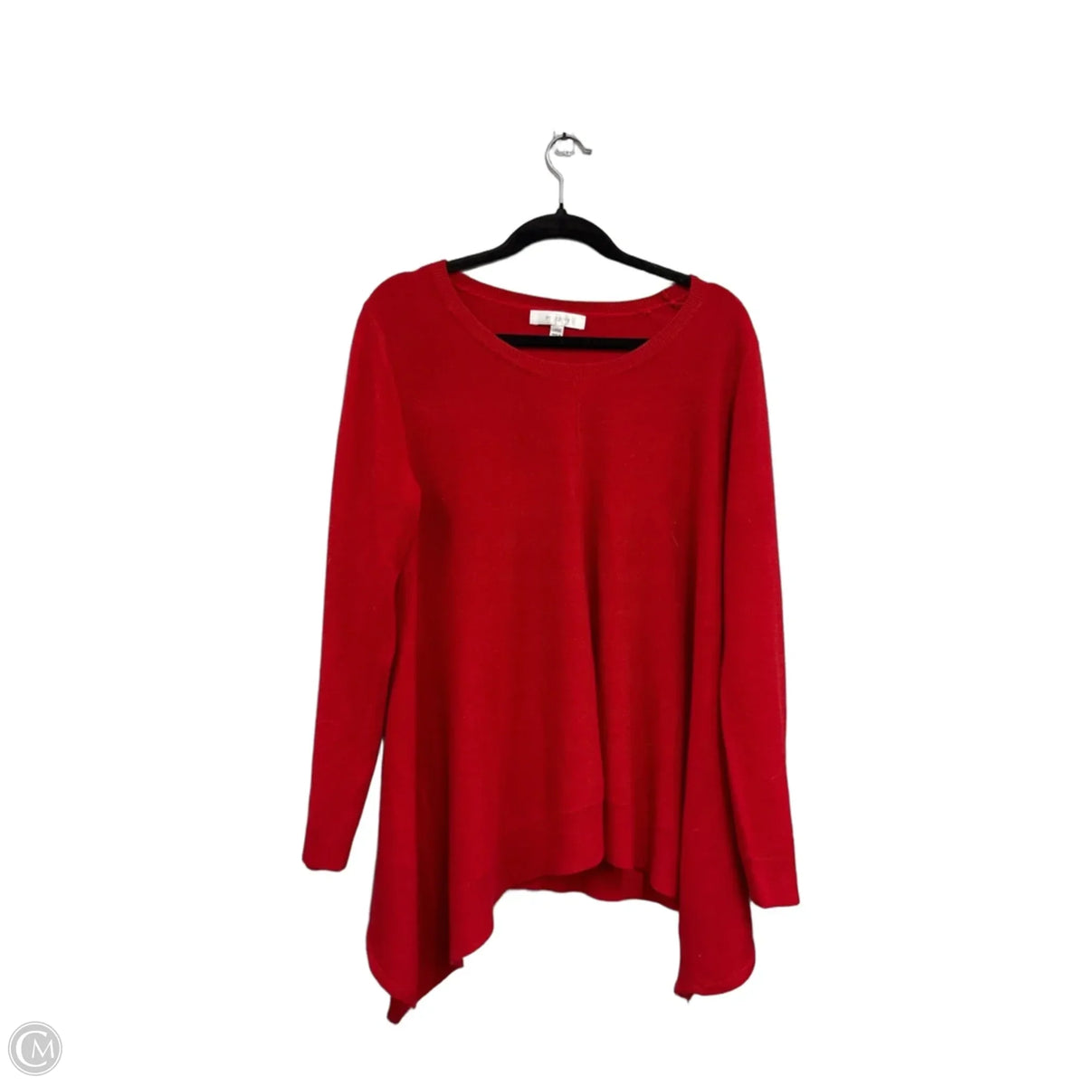 Sweater By Clothes Mentor In Red, Size: L