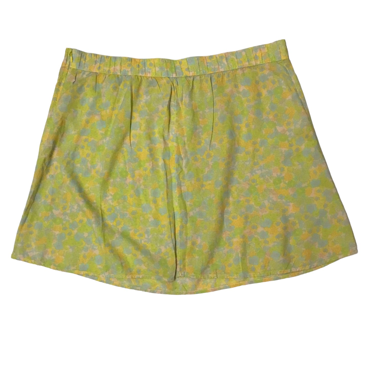 Skirt Mini & Short By Abound In Yellow, Size: 1x