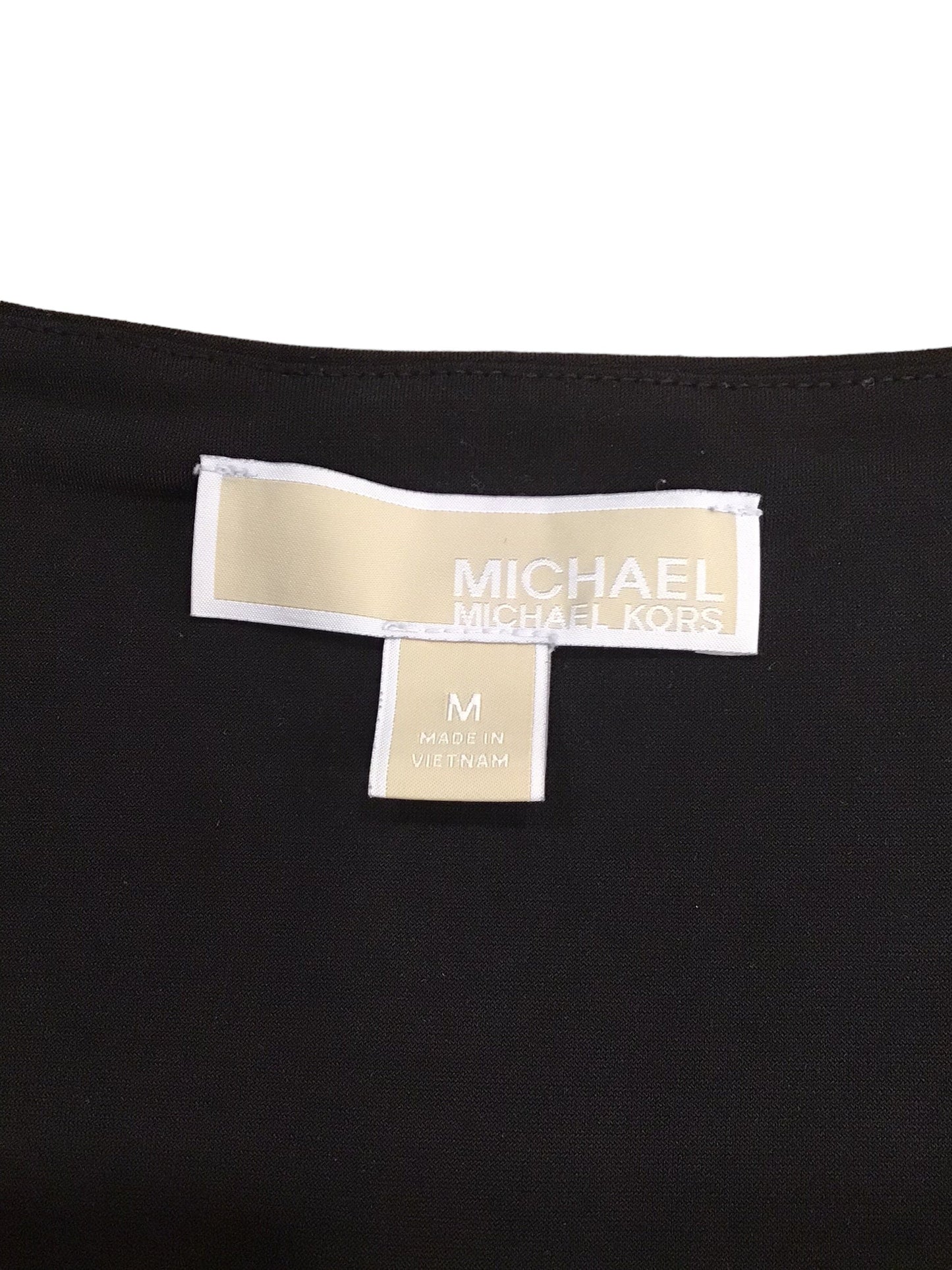 Black Dress Casual Short Michael By Michael Kors, Size M