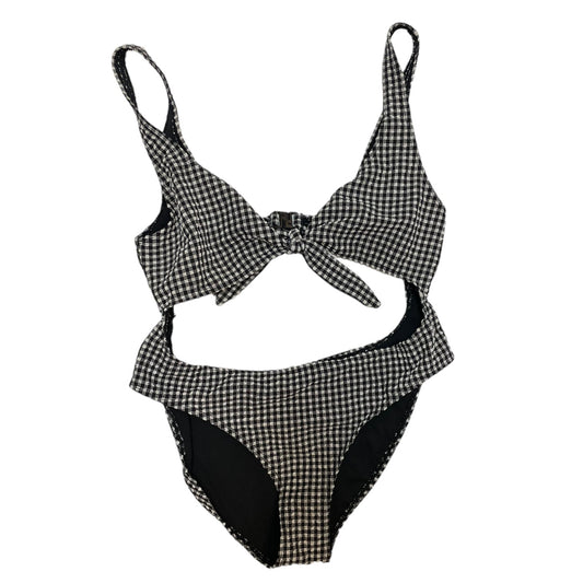 Swimsuit By Clothes Mentor In Checked, Size: M