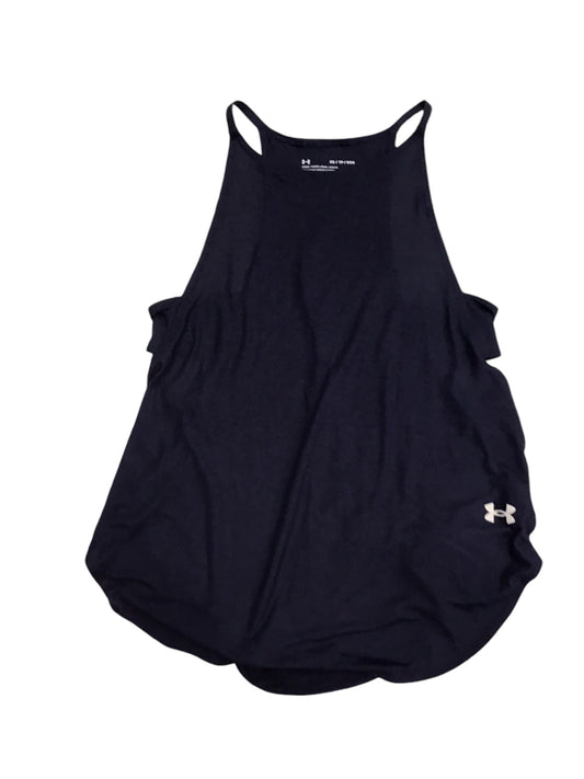 Top Sleeveless By Under Armour In Navy, Size: Xs