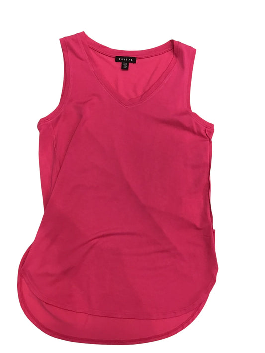 Top Sleeveless By Tribal In Pink, Size: Xs