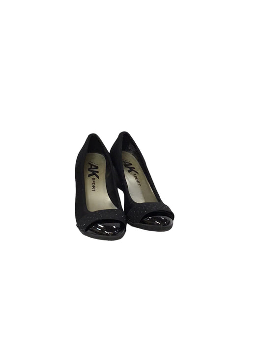 Shoes Heels Wedge By Anne Klein In Black, Size: 6.5