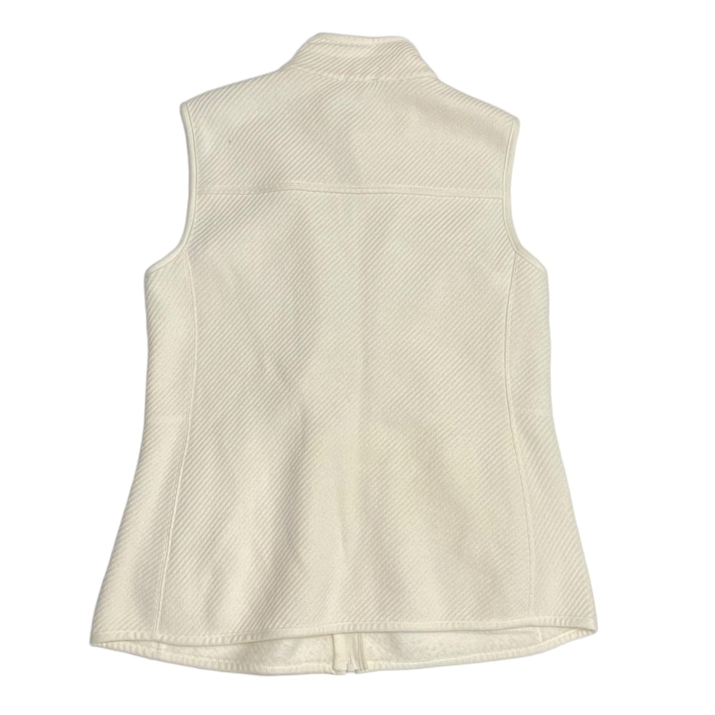 Vest Other By Talbots In Cream, Size: S