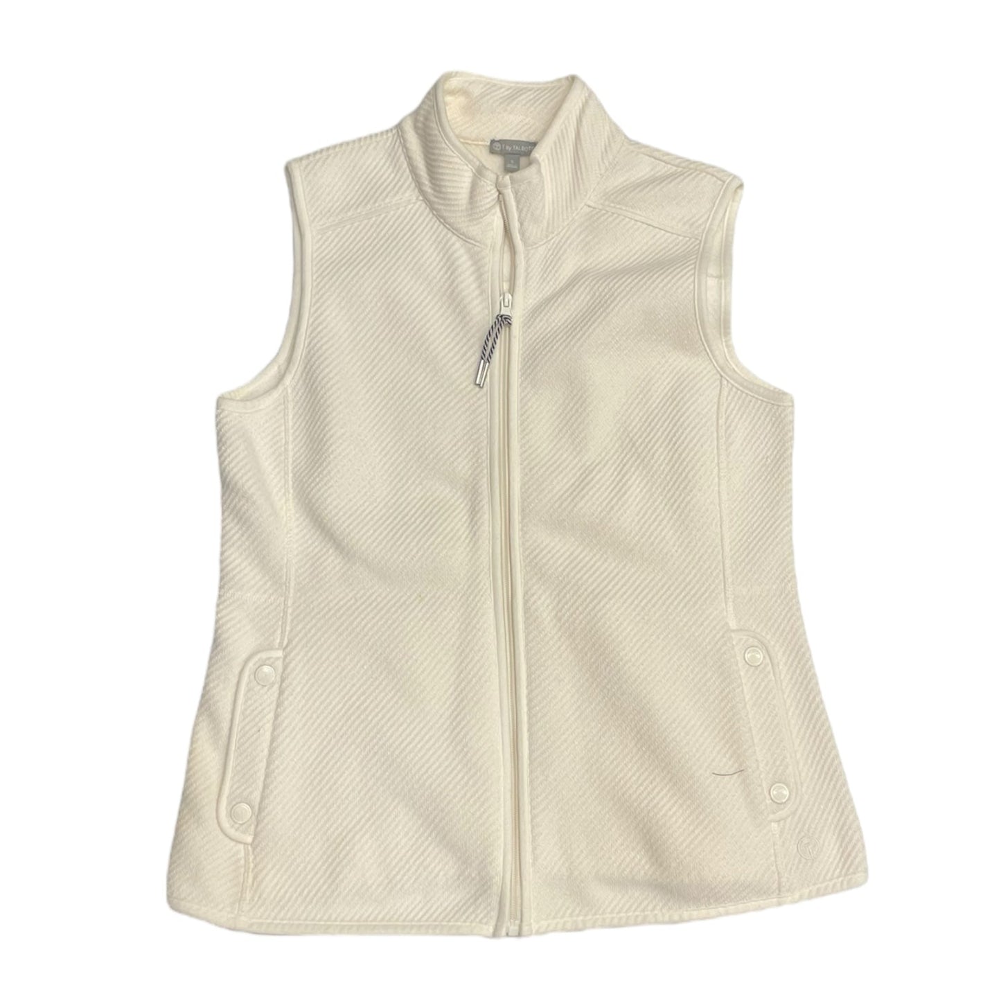 Vest Other By Talbots In Cream, Size: S