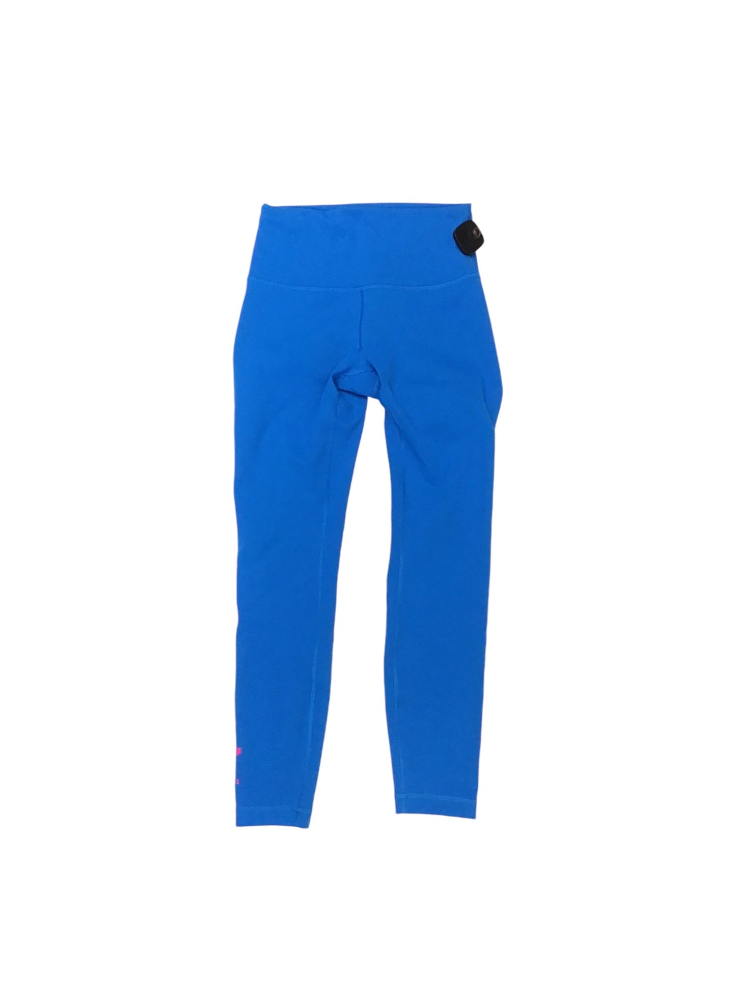 Athletic Leggings By Lululemon In Blue & Pink, Size: 6