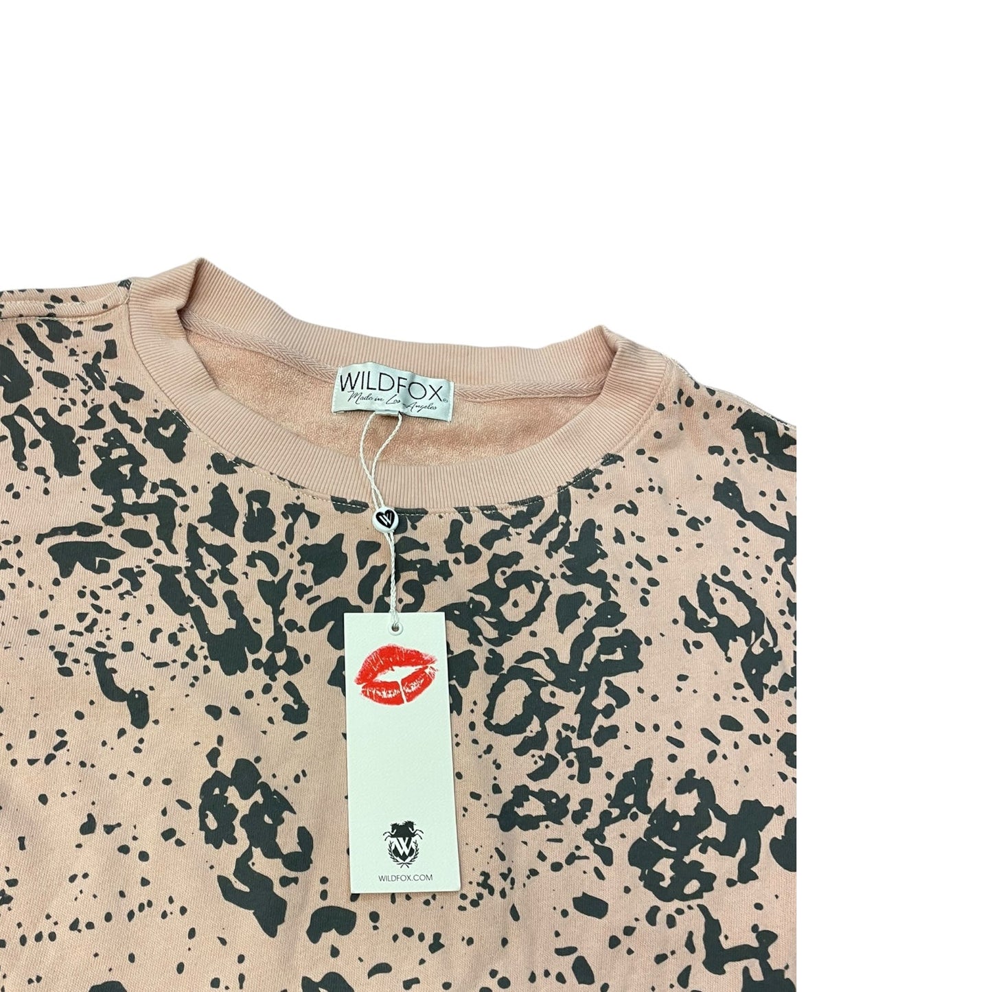 Sweatshirt Crewneck By Wildfox In Pink, Size: S