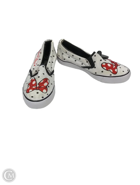 Shoes Sneakers By Disney Store In Black & Red, Size: 7