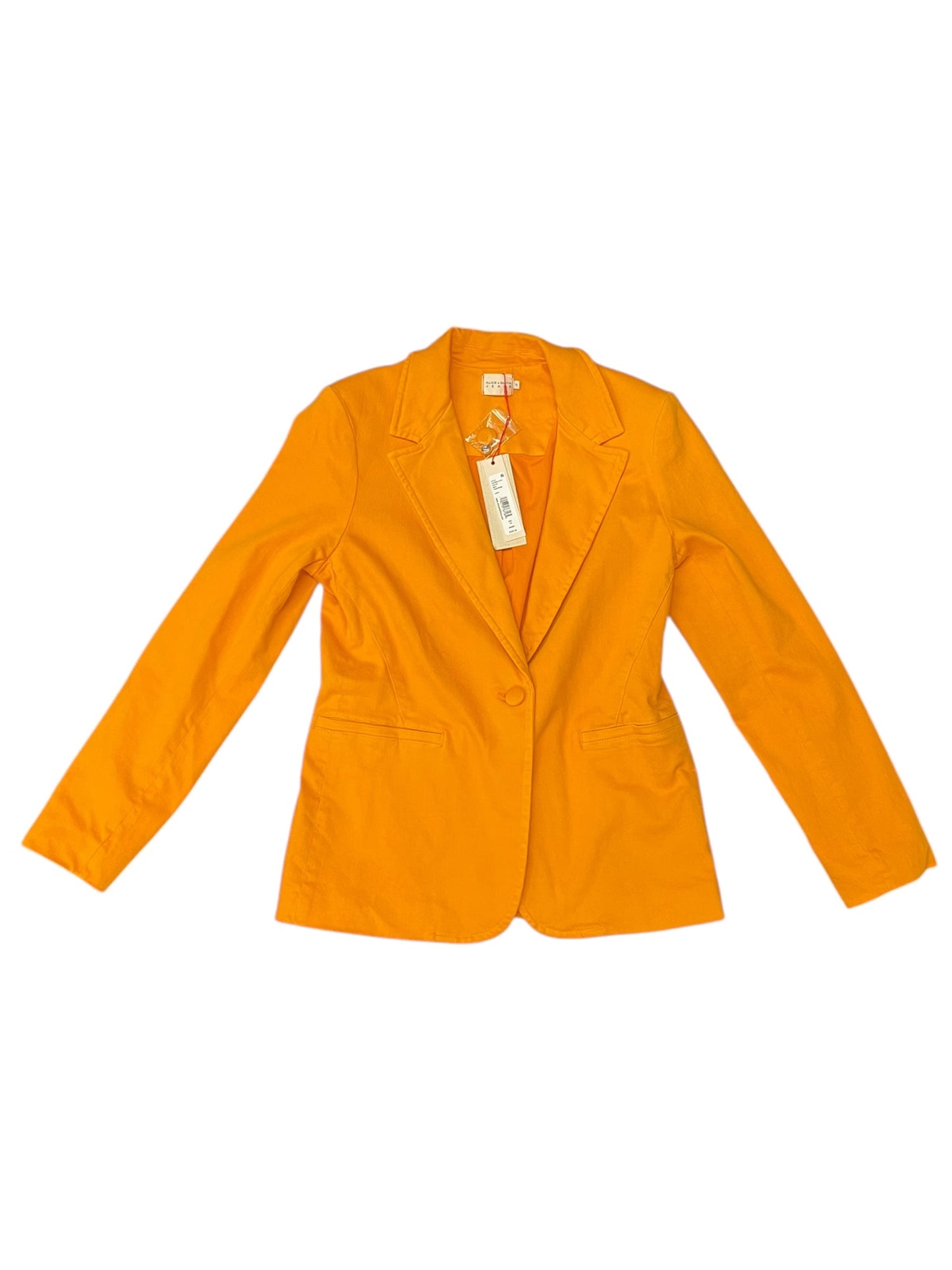 Blazer Designer By Alice + Olivia In Yellow, Size: 12