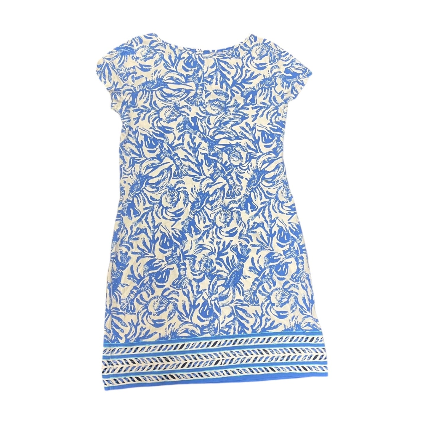 Dress Casual Short By Lilly Pulitzer In Blue & White, Size: S