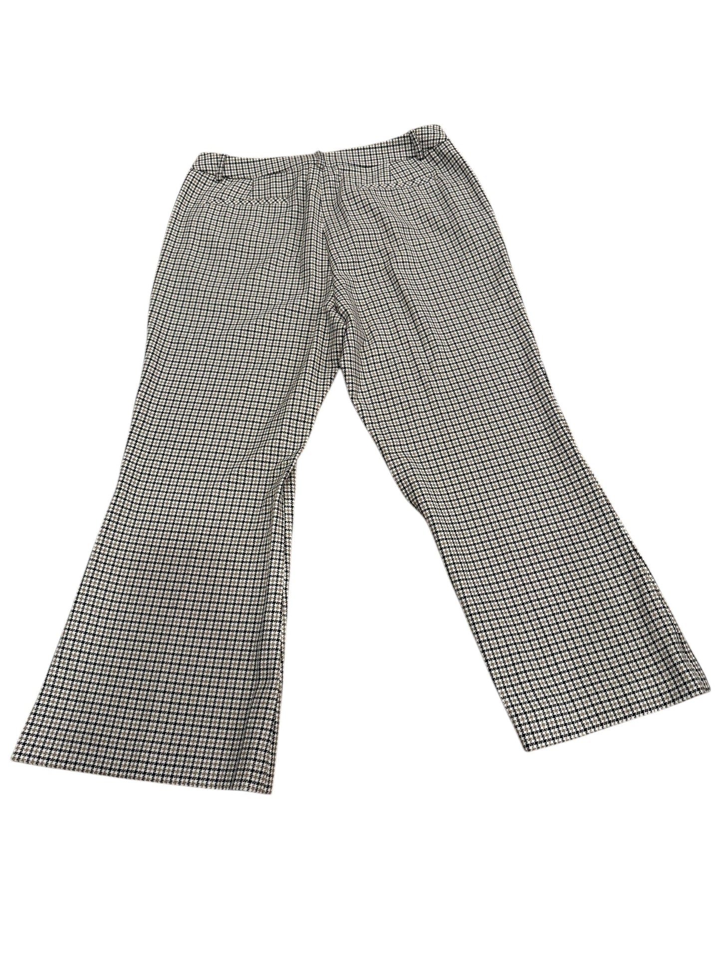 Pants Designer By Karl Lagerfeld In Plaid Pattern, Size: 12