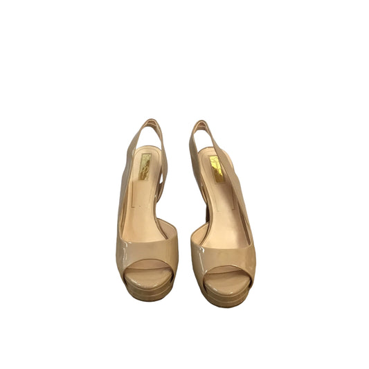 Shoes Heels Stiletto By Jessica Simpson In Tan, Size: 8