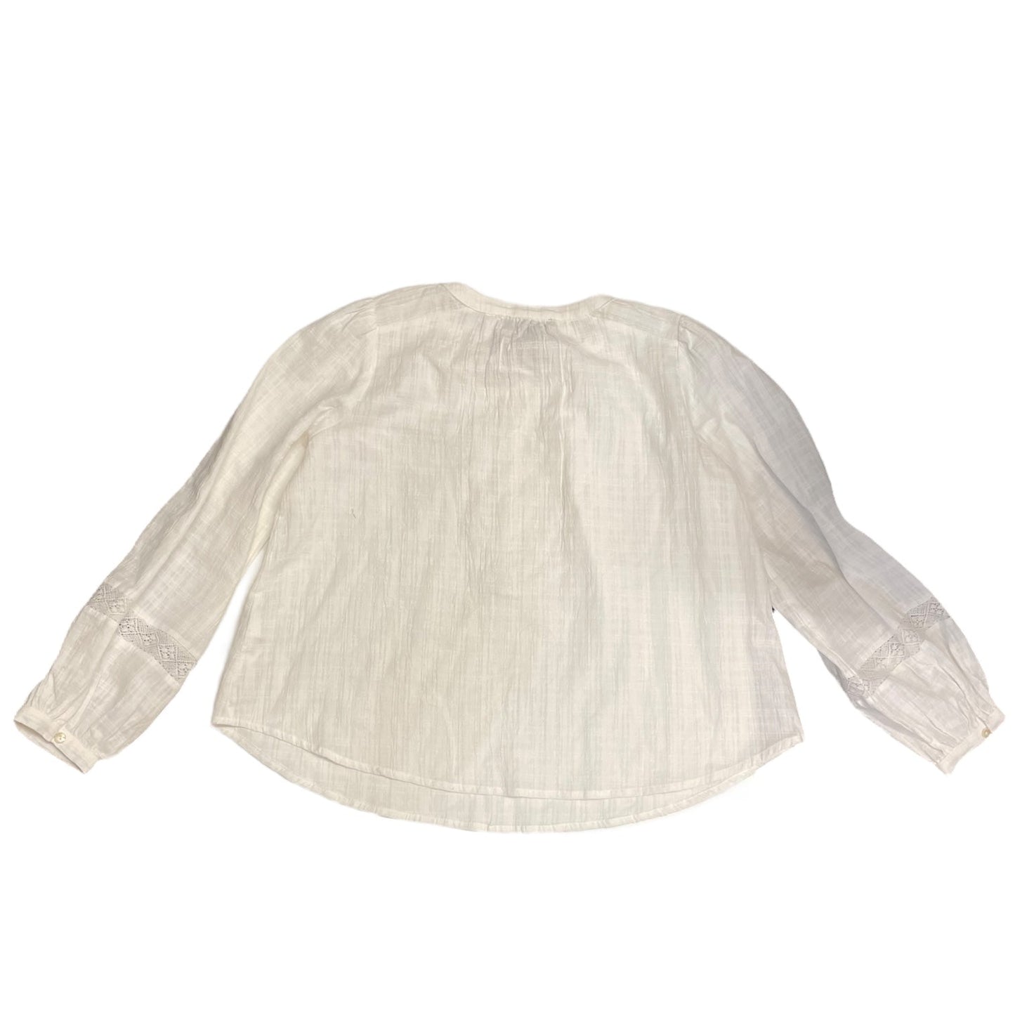 Top Long Sleeve Basic By Karen Kane In White, Size: Xs