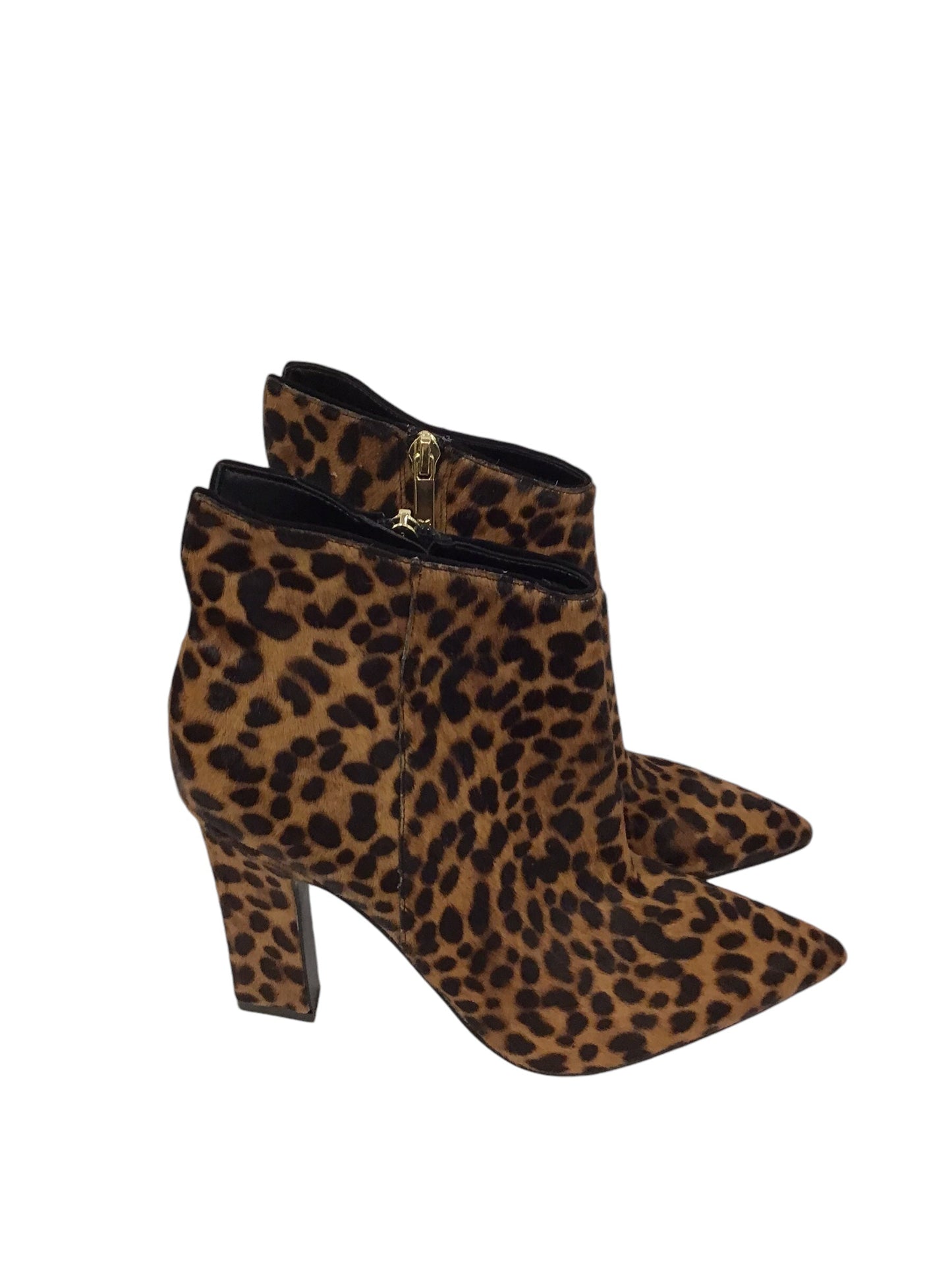 Boots Ankle Heels By Marc By Marc Jacobs In Animal Print, Size: 7