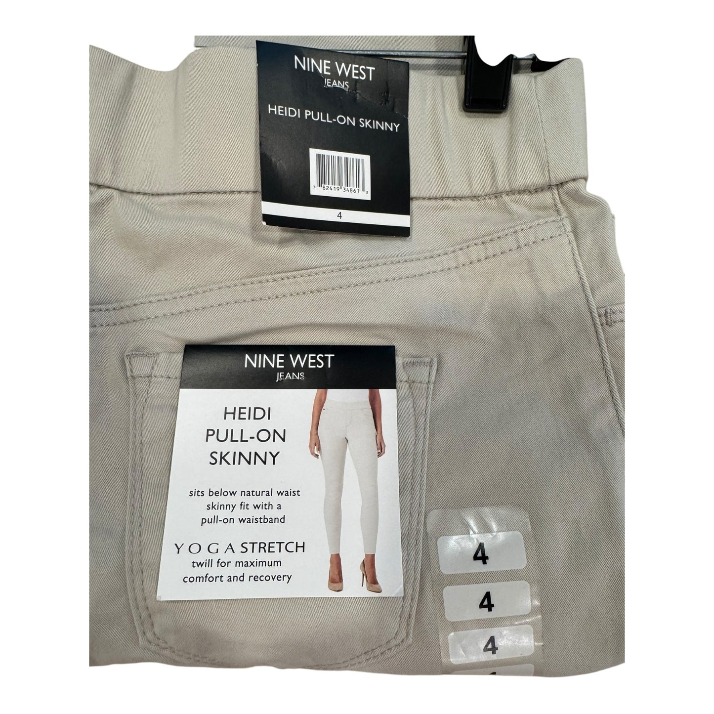 Pants Leggings By Nine West In Cream, Size: 4