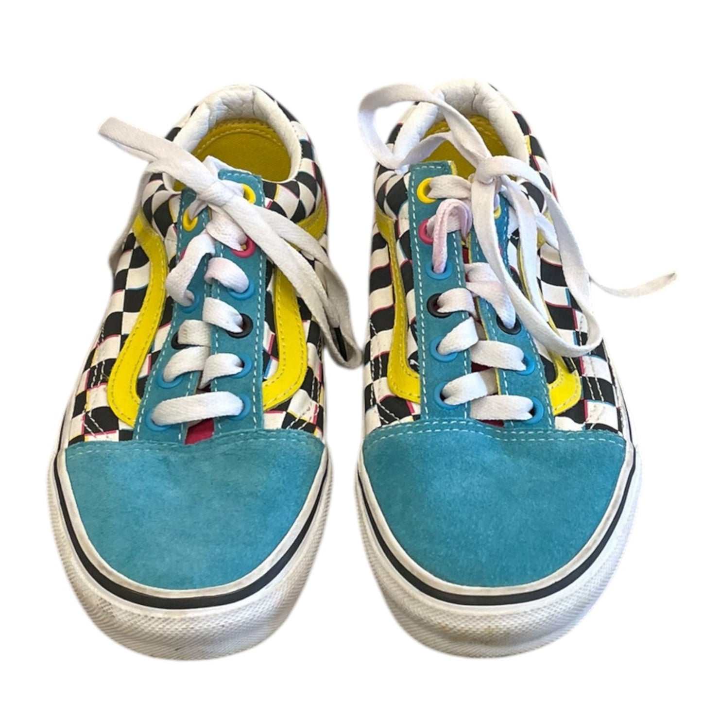 Shoes Sneakers By Vans In Multi-colored, Size: 7