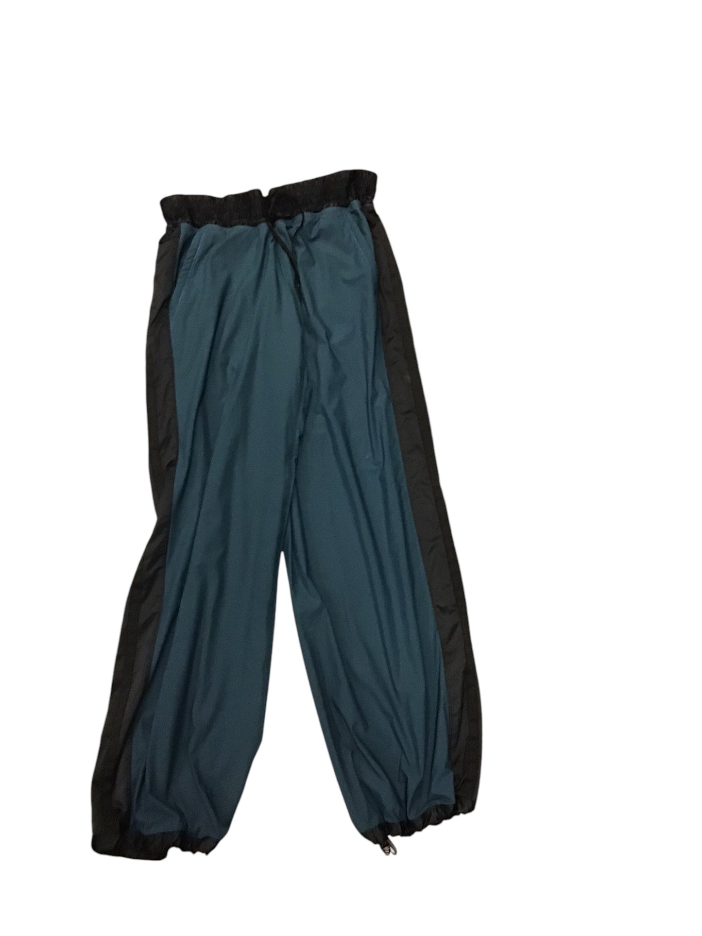 Athletic Pants By Lululemon In Black & Blue, Size: 12