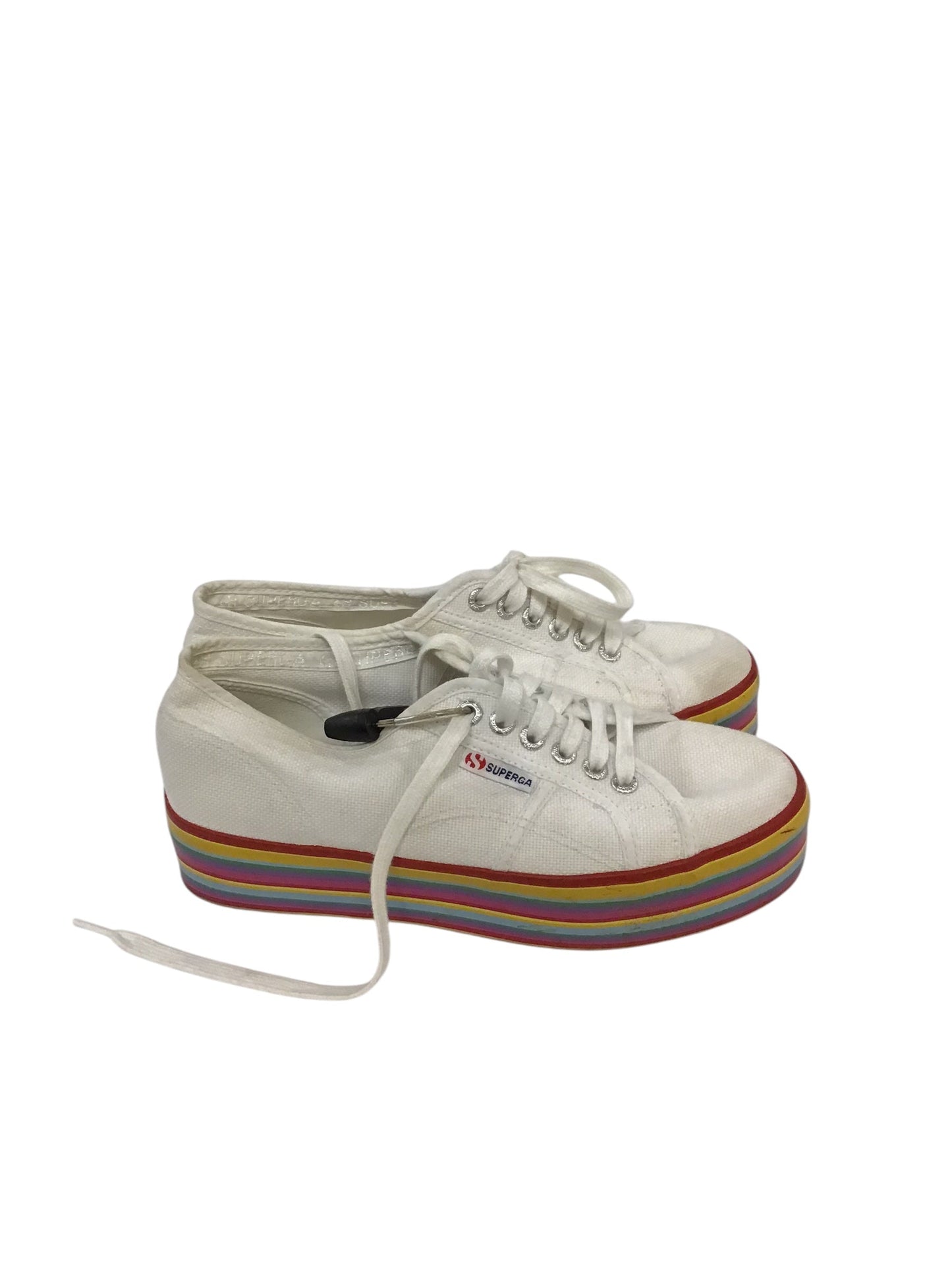 Shoes Sneakers By Superga In Multi-colored, Size: 7