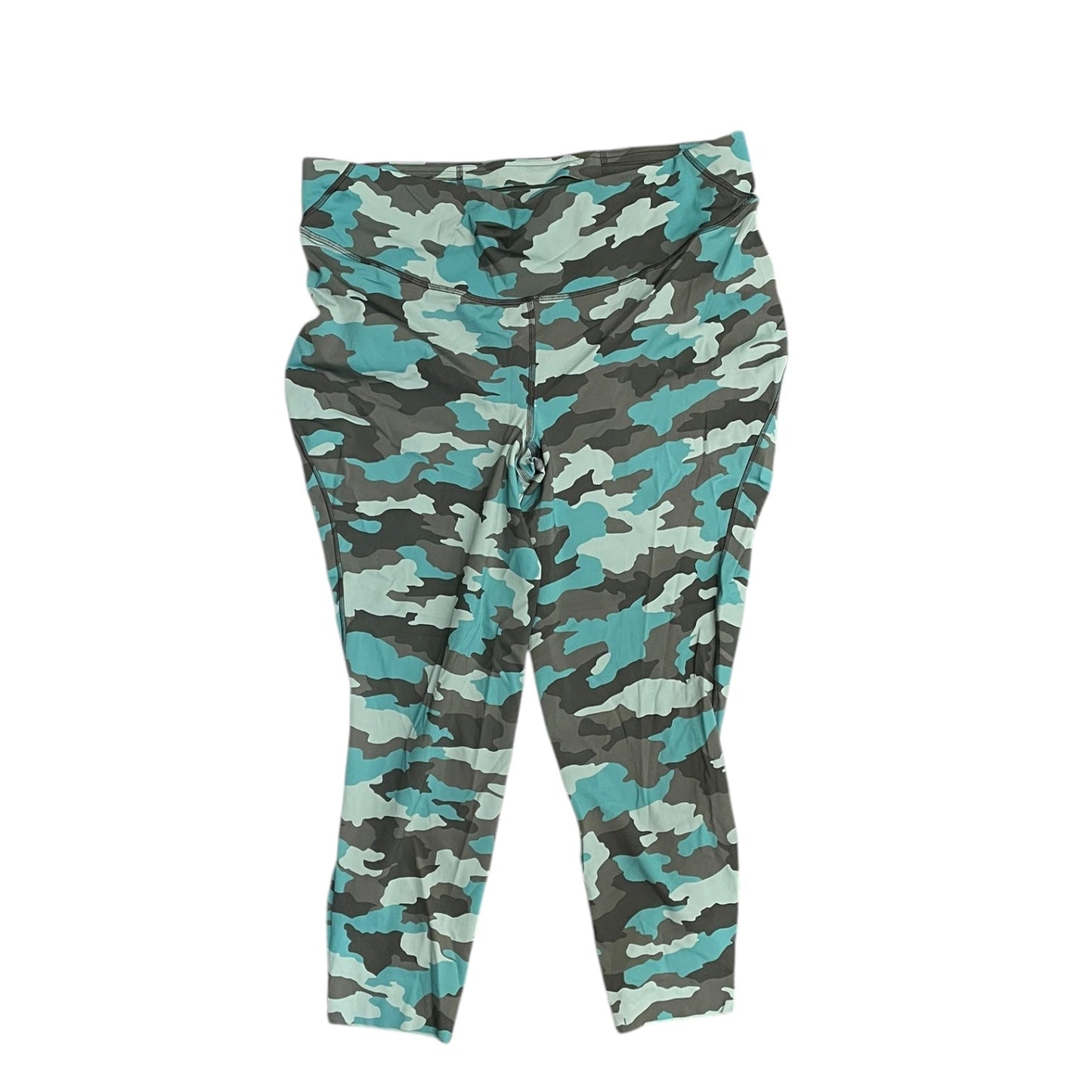 Athletic Leggings By Lululemon In Camouflage Print, Size: 20