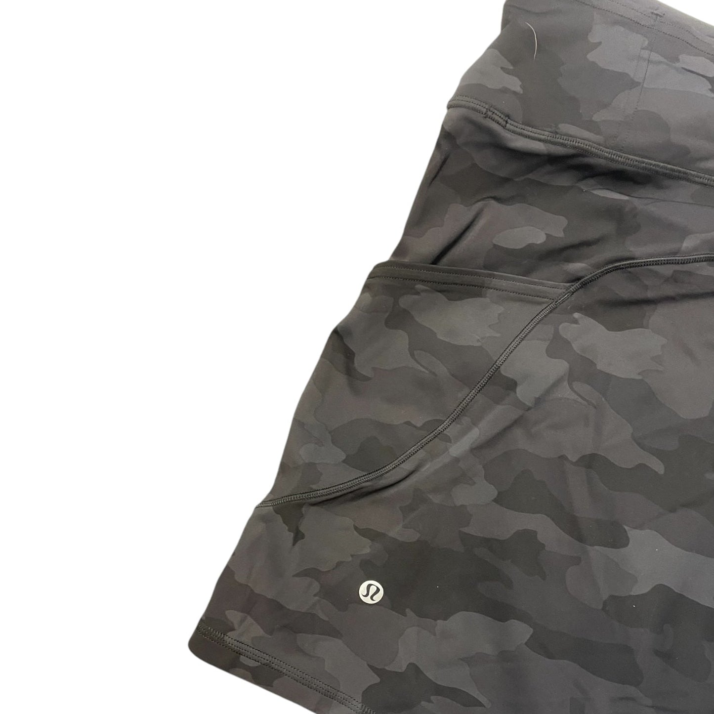 Athletic Shorts By Lululemon In Camouflage Print, Size: 20