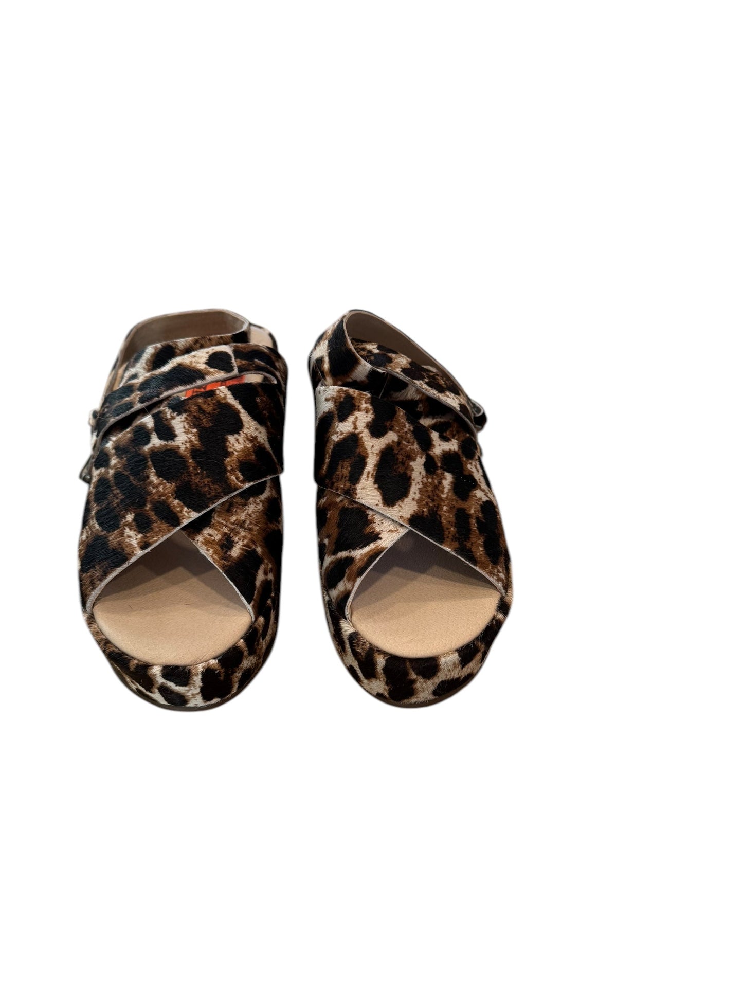 Shoes Flats By Clothes Mentor In Animal Print, Size: 9