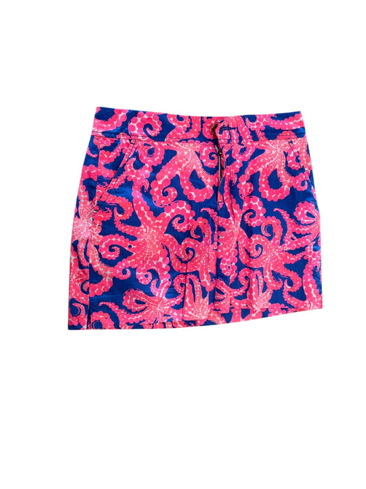 Shorts Designer By Lilly Pulitzer In Blue & Pink, Size: 2