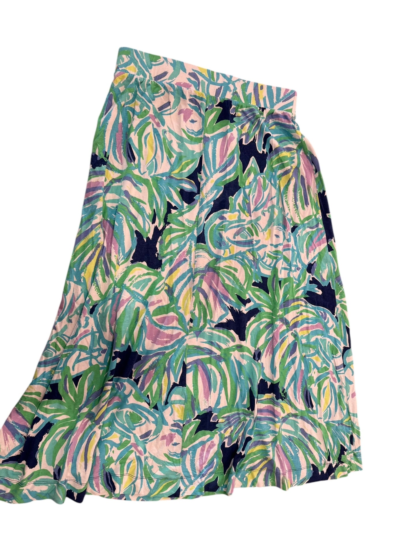 Skirt Designer By Lilly Pulitzer In Green & Purple, Size: Xs