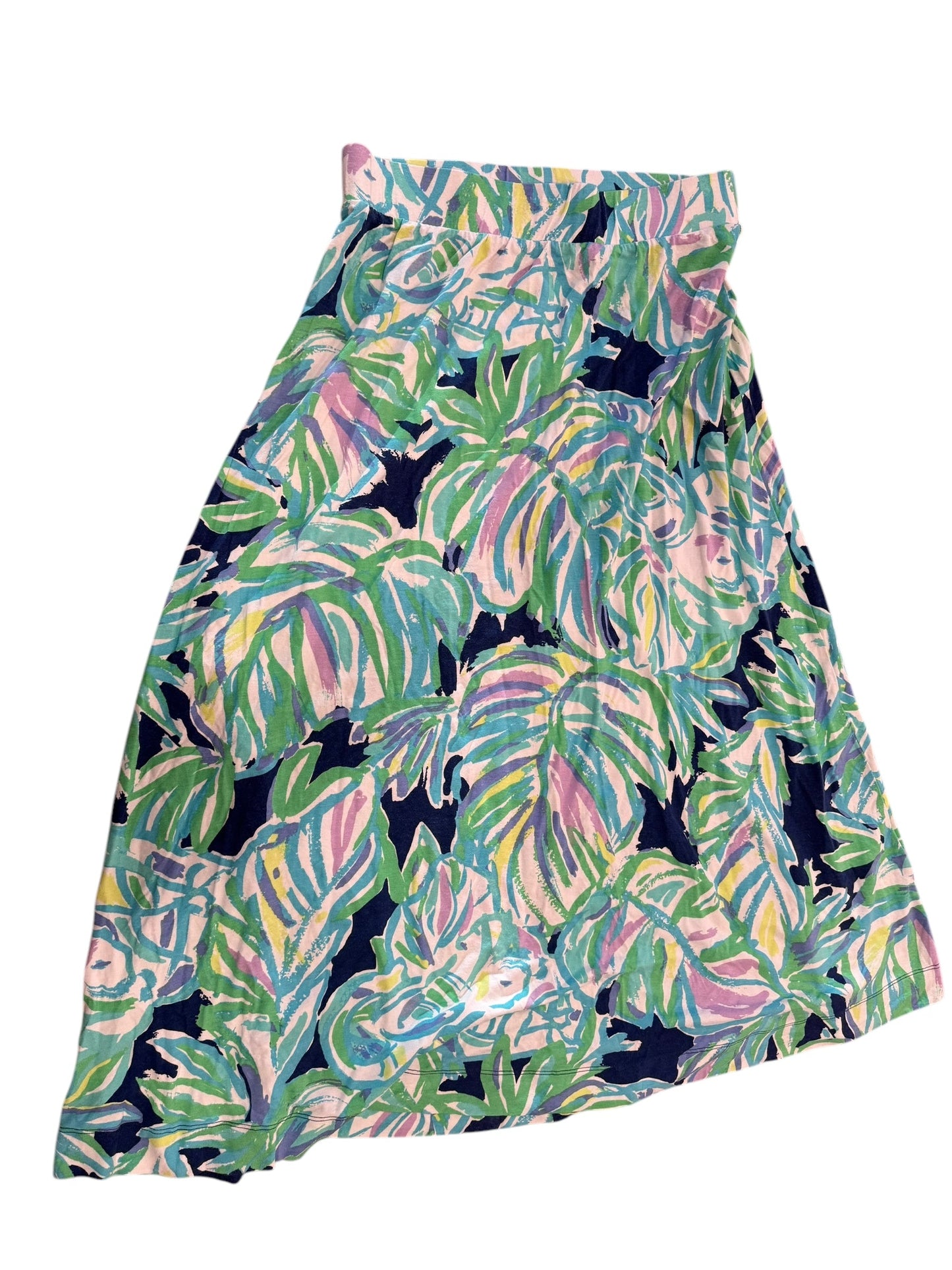 Skirt Designer By Lilly Pulitzer In Green & Purple, Size: Xs