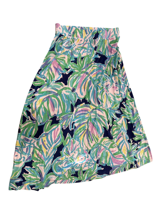 Skirt Designer By Lilly Pulitzer In Green & Purple, Size: Xs