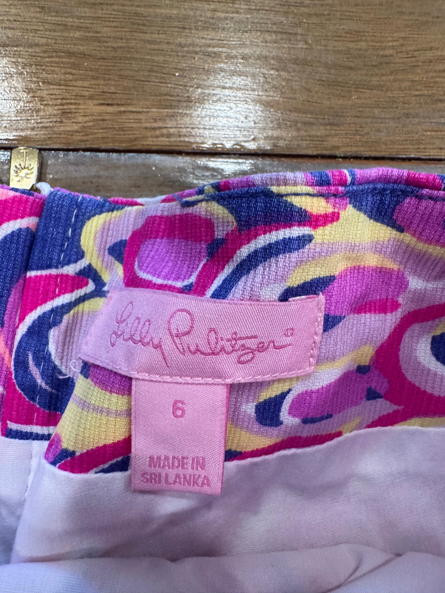 Skirt Designer By Lilly Pulitzer In Pink & Purple, Size: 6