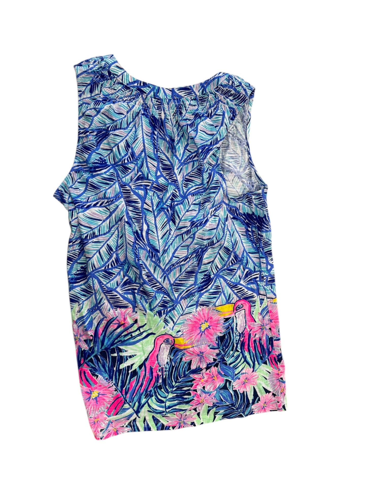 Top Sleeveless Designer By Lilly Pulitzer In Blue, Size: S