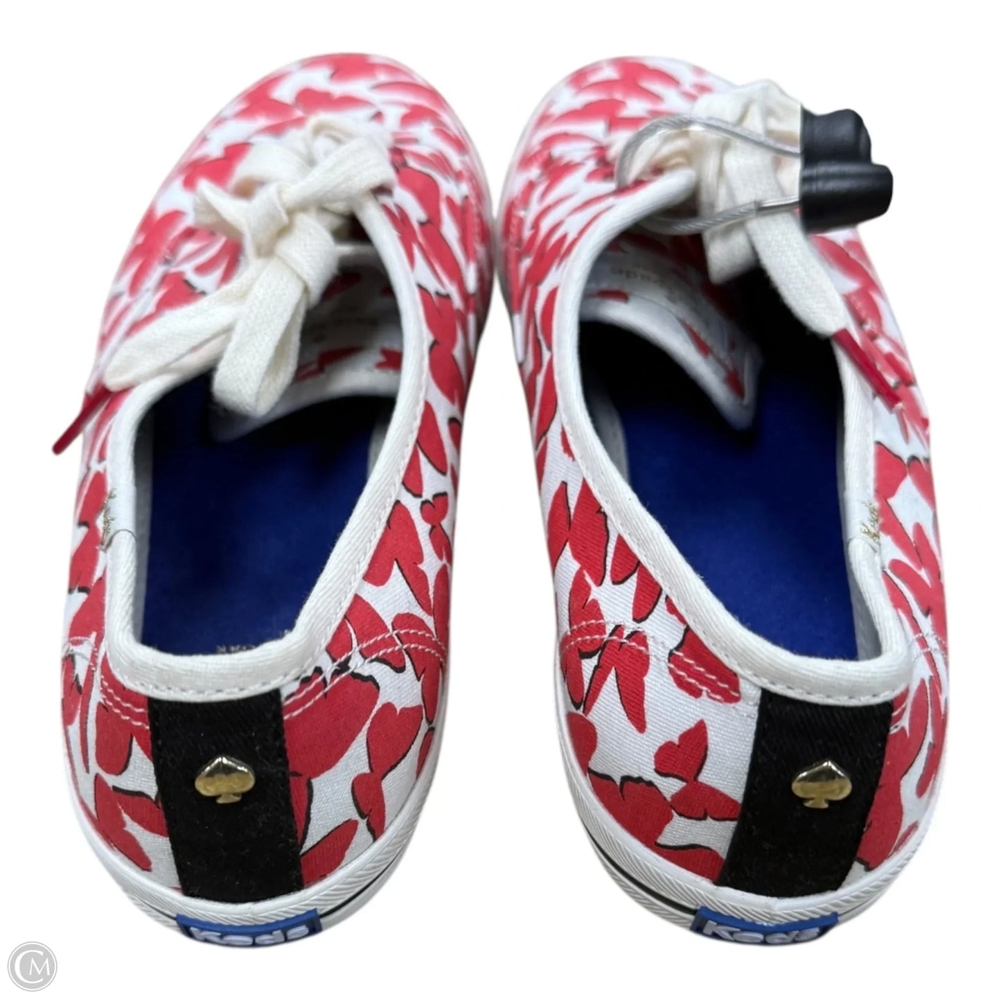 Shoes Designer By Kate Spade In Red & White, Size: 9