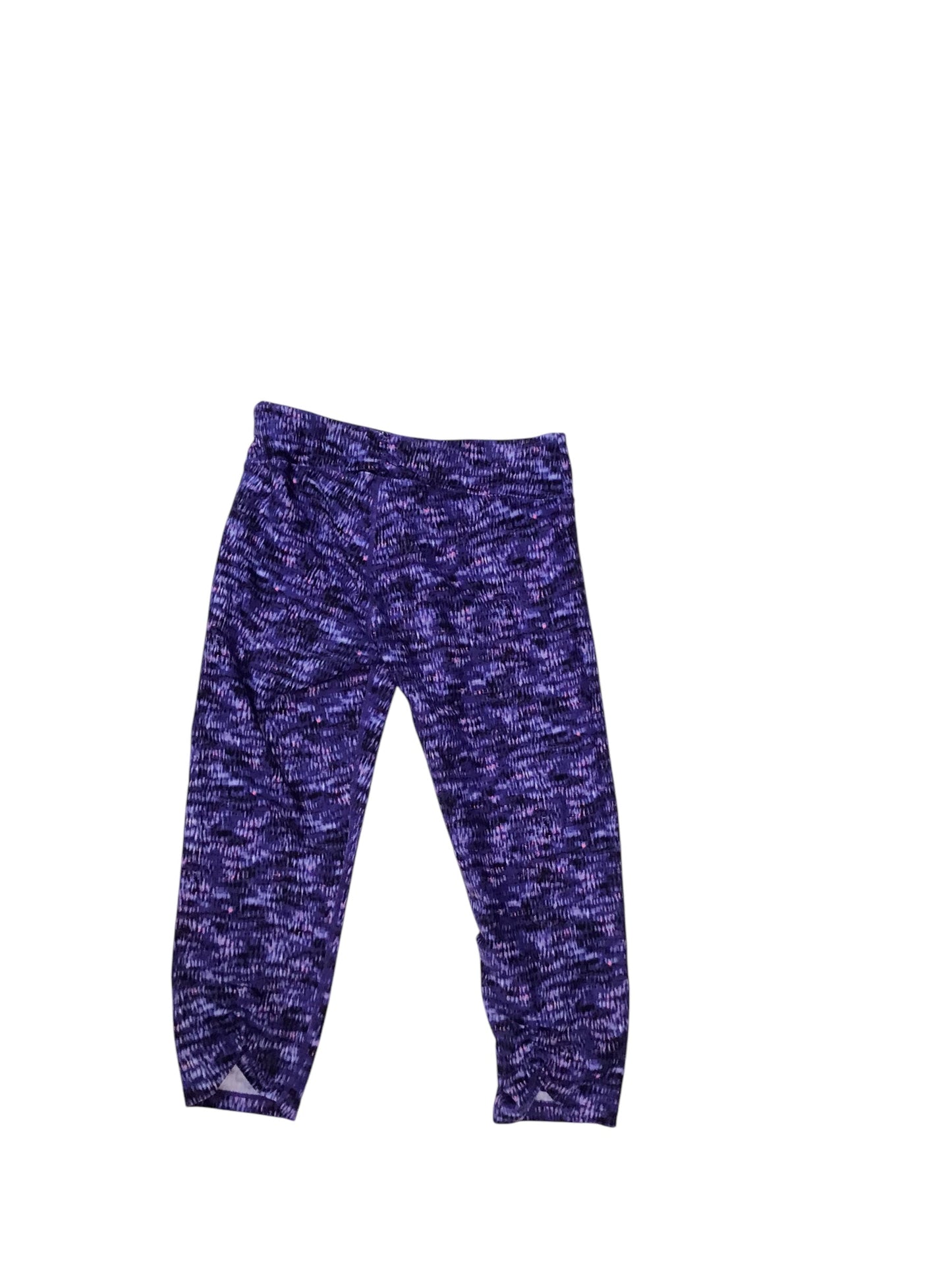 Athletic Leggings By Calvin Klein In Purple, Size: M