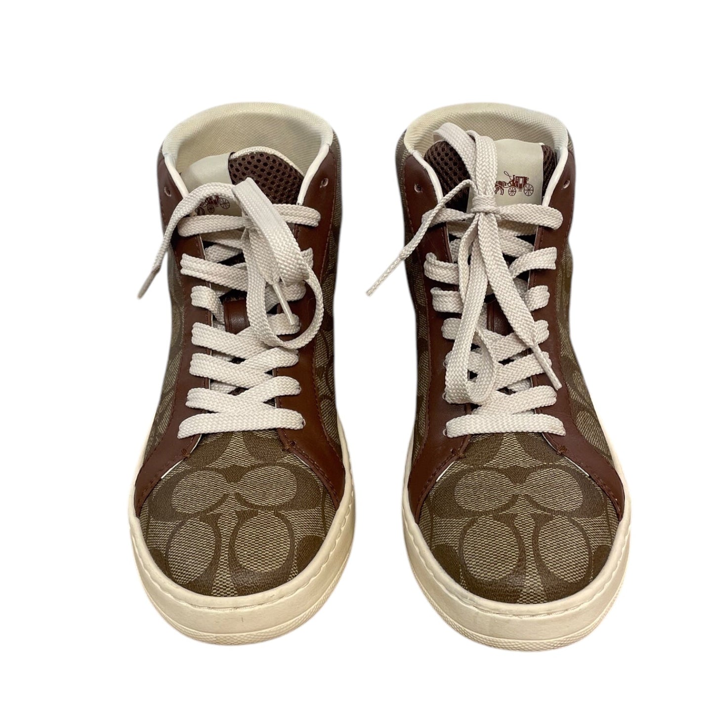 Shoes Sneakers By Coach In Brown, Size: 8