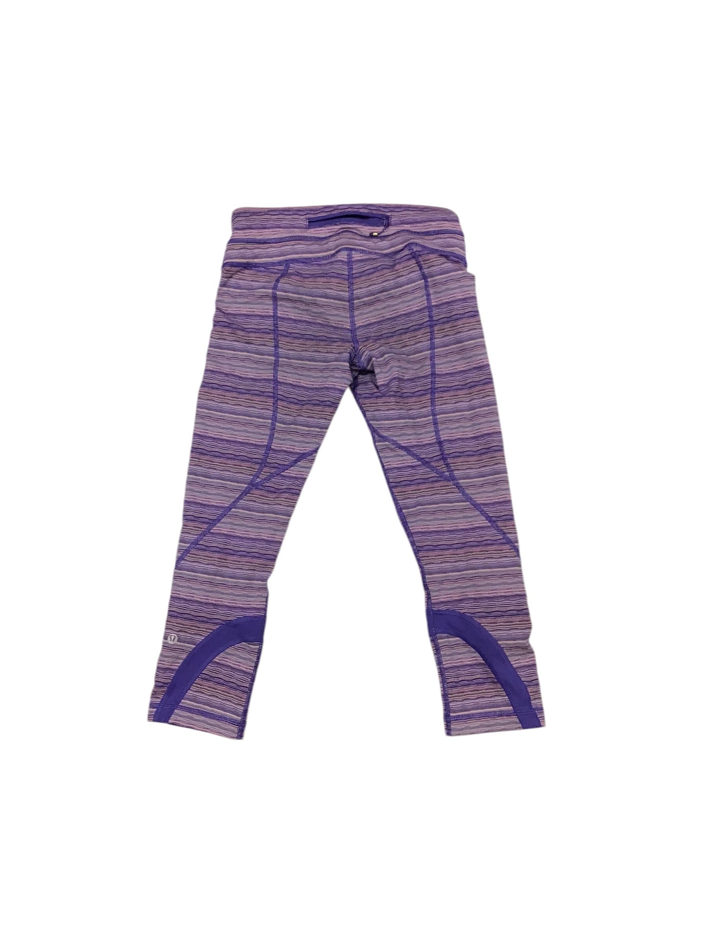 Athletic Leggings Capris By Lululemon In Purple, Size: 6