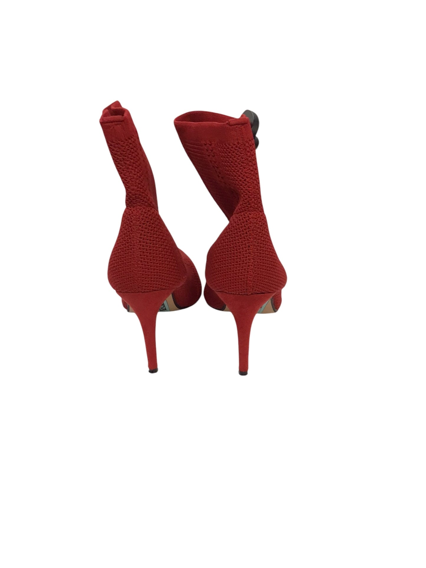 Boots Ankle Heels By Catherine Malandrino In Red, Size: 9