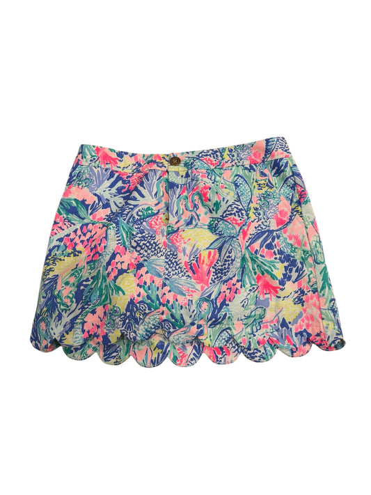 Shorts Designer By Lilly Pulitzer In Blue & Pink, Size: 0p