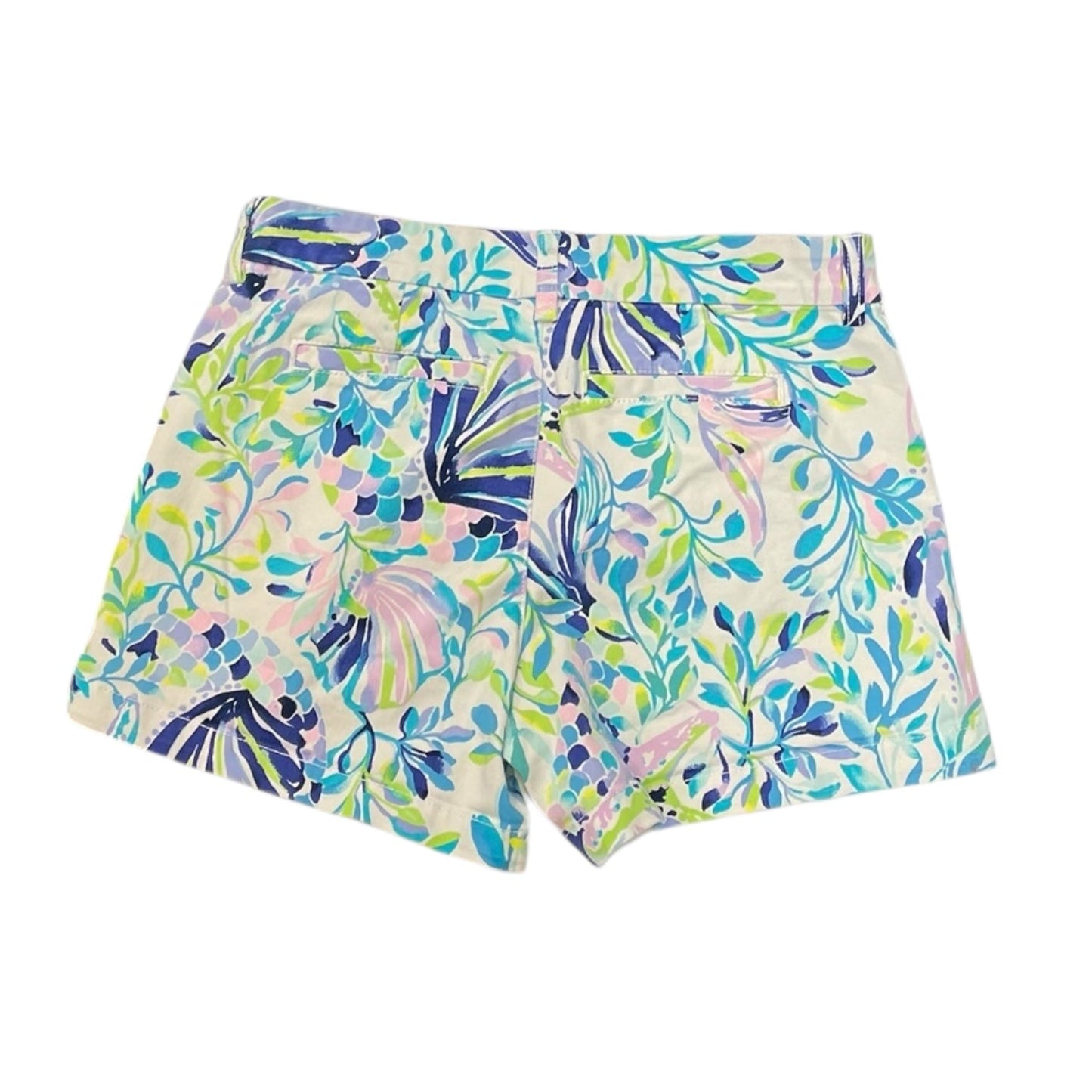 Shorts Designer By Lilly Pulitzer In Blue & White, Size: 6