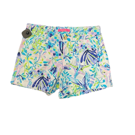 Shorts Designer By Lilly Pulitzer In Blue & White, Size: 6