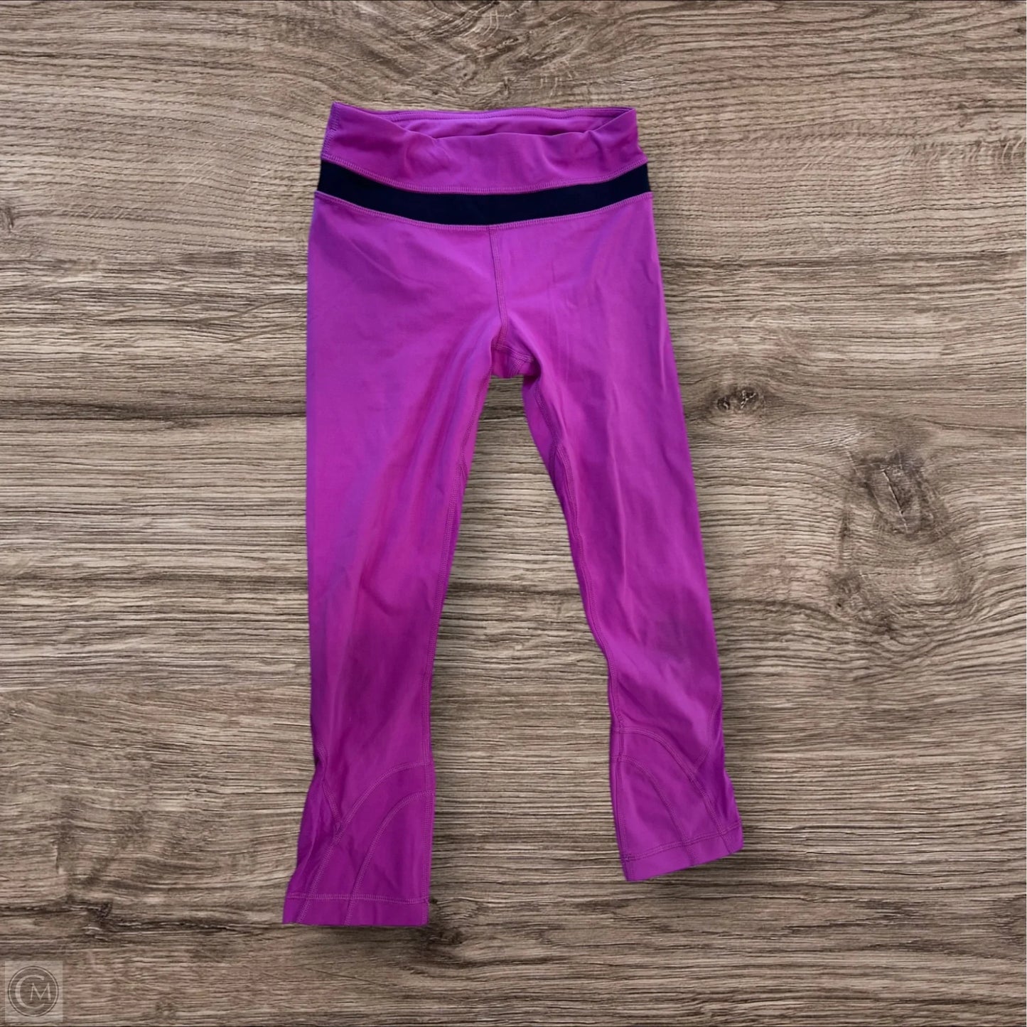 Athletic Leggings Capris By Lululemon In Purple, Size: 2