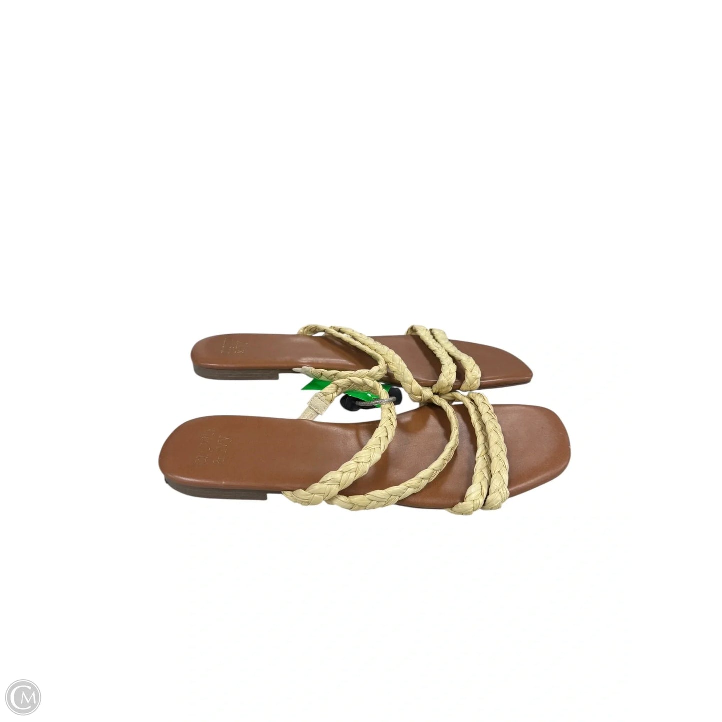 Sandals Flats By Crown And Ivy In Beige, Size: 7.5