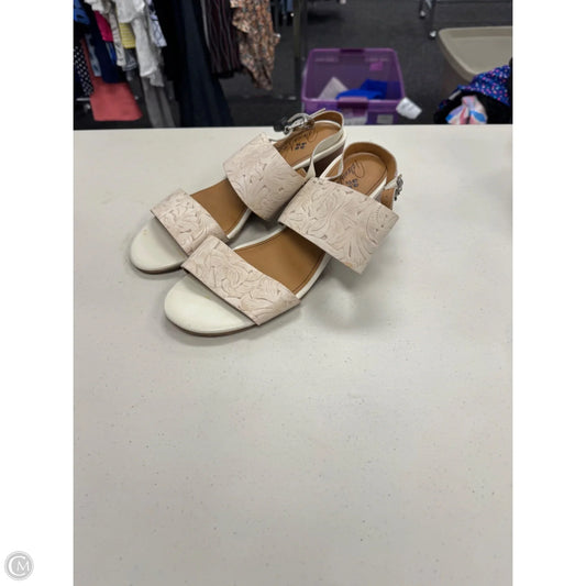 Sandals Designer By Patricia Nash In Cream, Size: 10