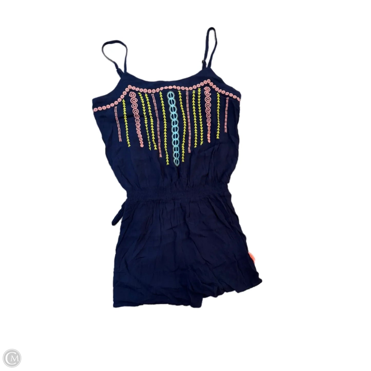 Romper Designer By Lilly Pulitzer In Blue & Green, Size: Xs