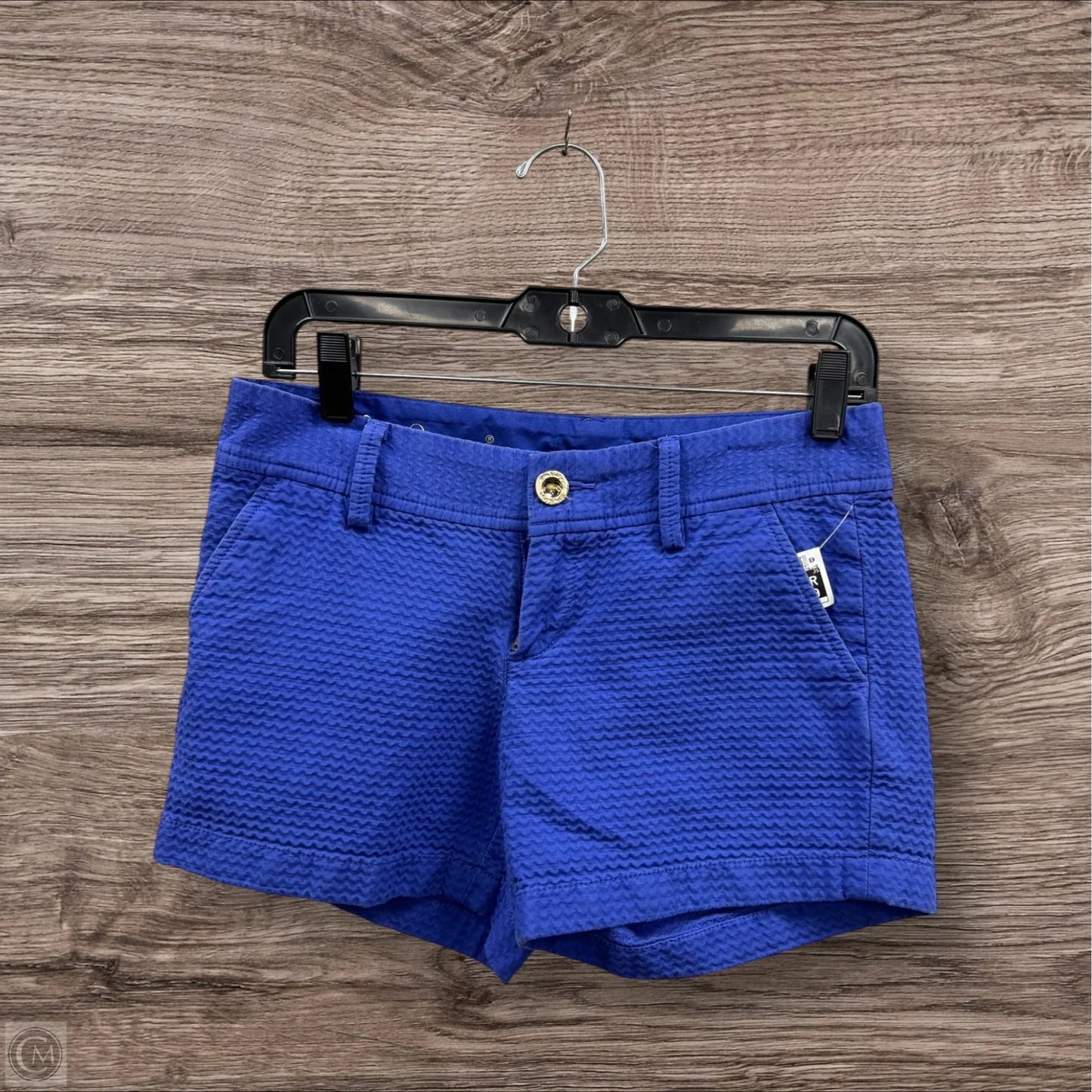 Shorts Designer By Lilly Pulitzer In Blue & Brown, Size: 0