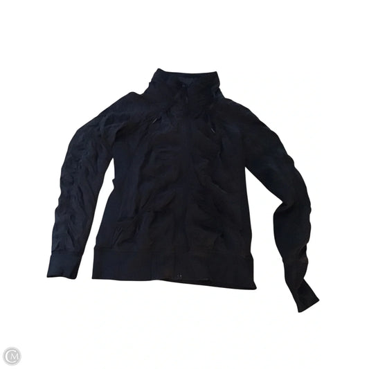 Athletic Jacket By Lululemon In Black, Size: 6