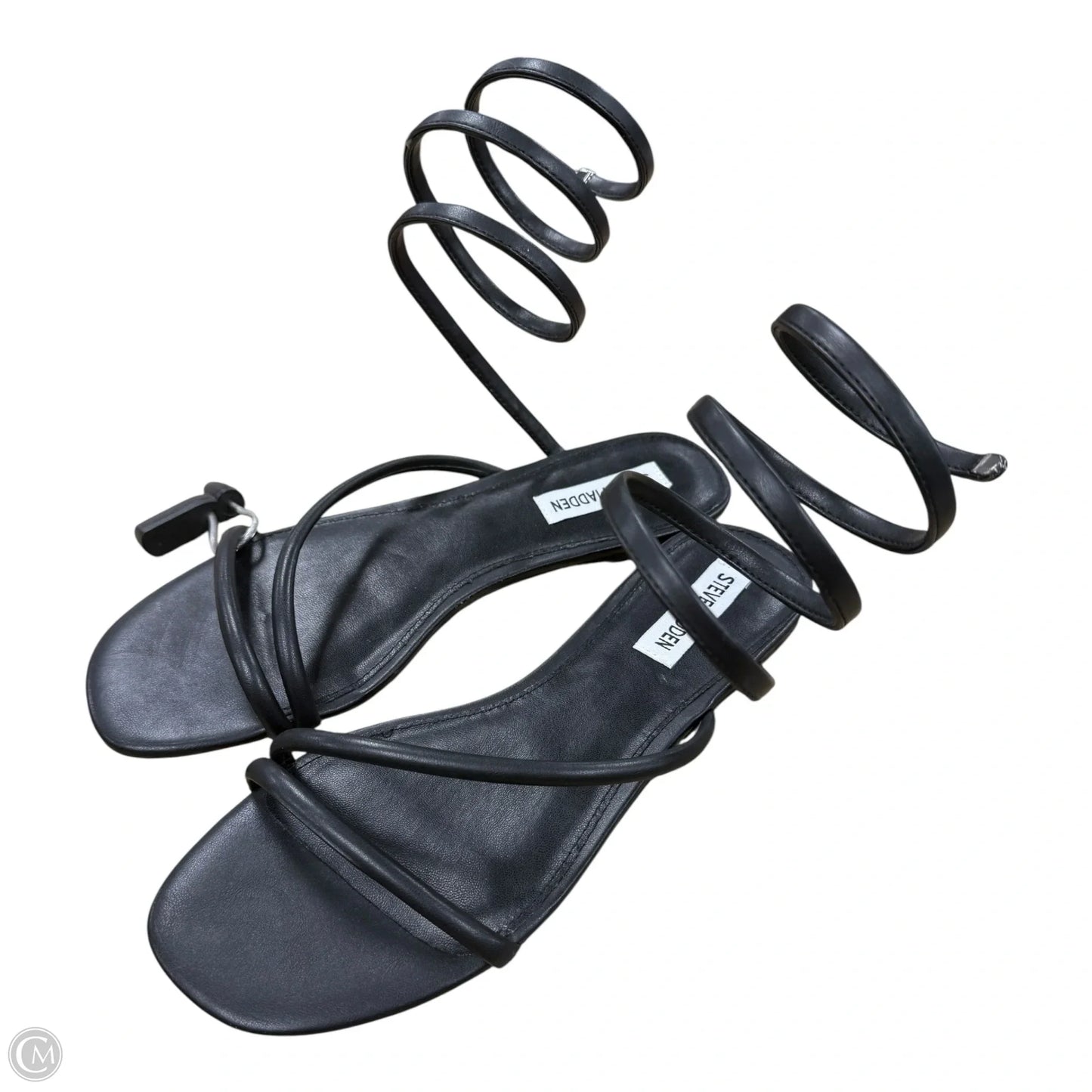 Sandals Flats By Steve Madden In Black, Size: 9